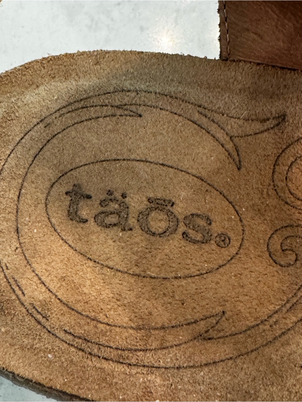 TAOS TRULIE Double-U strap sandal. Size 8.5. Retail $175. Perfect condition. - Picture 8 of 8